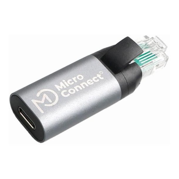 MicroConnect kabel adapter - USB C hun to RJ45 han - 