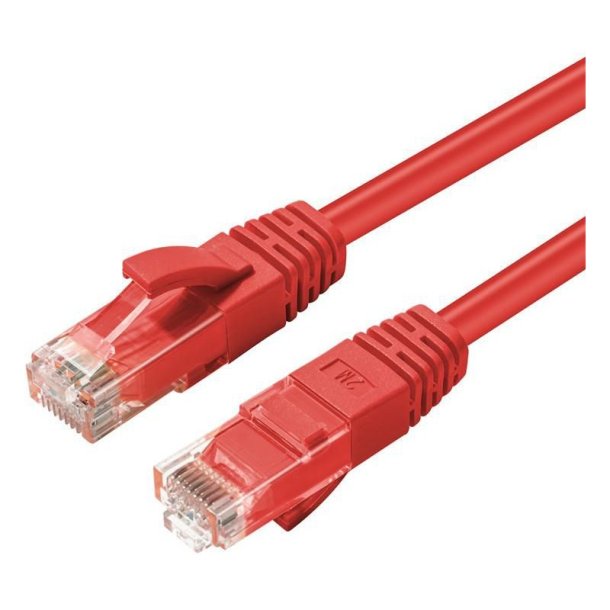 MicroConnect - CAT6A UTP 15m Red LSZH Undshielded netw�rkskabel - LSZH AWG26 CU