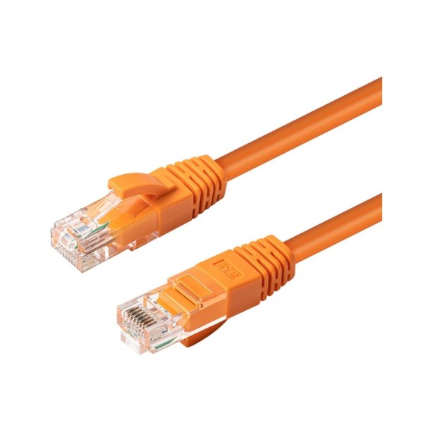 MicroConnect - CAT6A UTP 30m Orange LSZH
