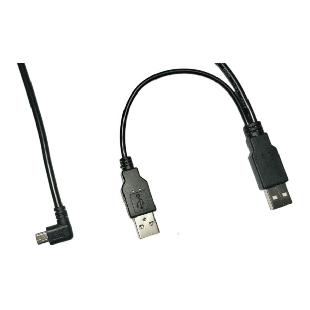 MicroConnect USB kabel - USB2.0 A male to USB2.0 A - male + Mini USB male splitter 