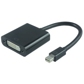 MicroConnect DisplayPort Adapter - Mini DisplayPort til DVI Video - DVI-I Active 24+5 pin sort