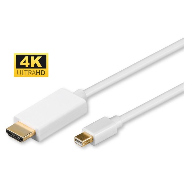 MicroConnect HDMI Adapter 4K Mini Displayport to HDMI Cable 3m incl. audio 