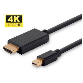 MicroConnect HDMI Adapter 4K Mini Displayport to HDMI Cable 3m incl. audio 