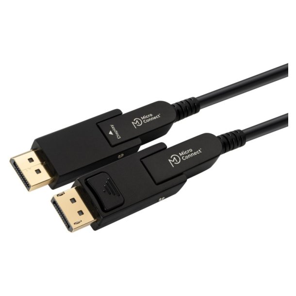 MicroConnect DisplayPort kabel - Premium Optic Mini DP Cable - with detachable DisplayPort 