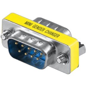 MicroConnect kabel adapter - Mini Gender DB9 han - han - D-SUB/RS-232 han (9-pin) - 
