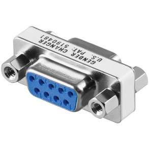 MicroConnect kabel adapter - RS232 Mini Gender changer DB9 - F/F DB9 hun to hun