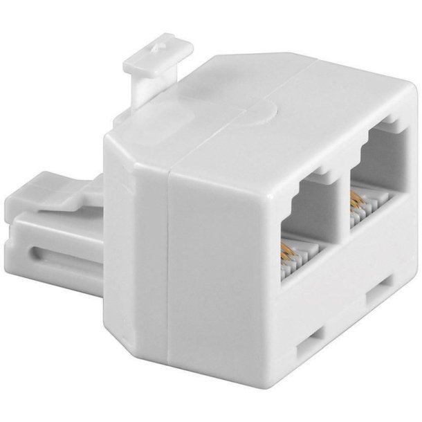 MicroConnect ISDN T-adapter - Y-ADAPTER RJ11 - 2x RJ14 M/F