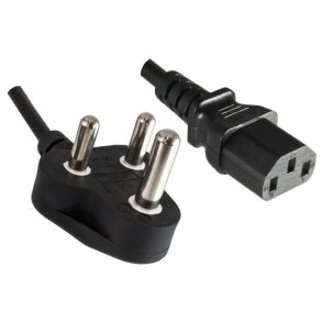 MicroConnect Power Cord 1.8m Type D -C13 India Type D to C13 - sort