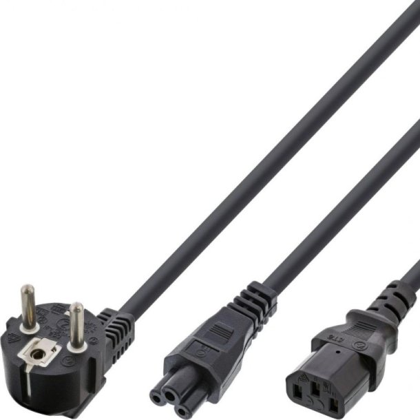 MicroConnect Power Splitter cable - schuko to C5 &amp; C13 - 18m 