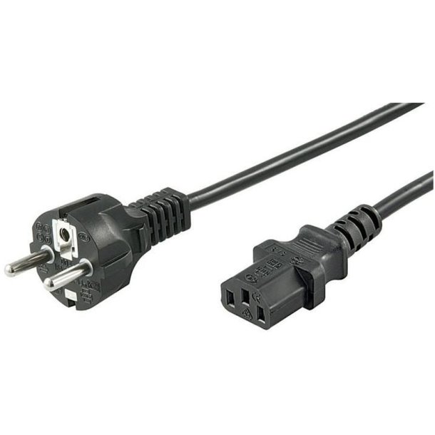 MicroConnect Power Cord CEE 7/7 - C13 10m sort
