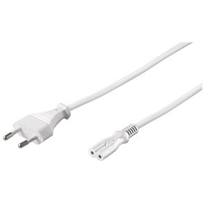 MicroConnect Power Cord Notebook 0.5m hvid