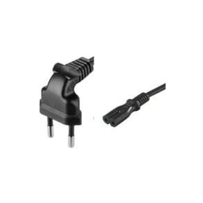 MicroConnect Power Cord Notebook 18m sort Angled 2pin plug to C7 jack