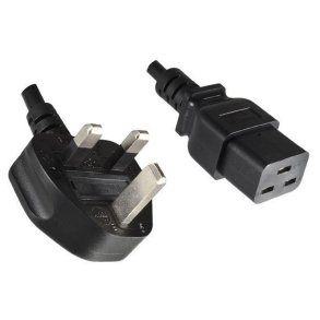 MicroConnect Power Cord UK Type G - C19 1.8M Power UK Type G to C19