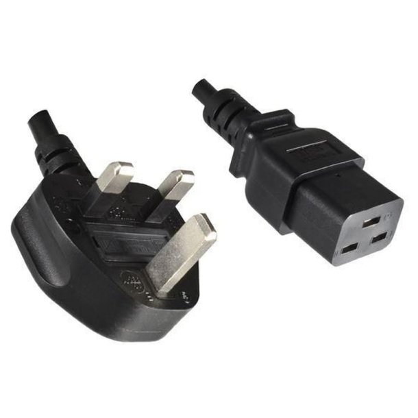MicroConnect Power Cord UK Type G - C19 1.8M Power UK Type G to C19