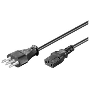 MicroConnect Power Cord Italy - C13 1.8m - IMQ approved sort - 