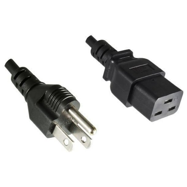 MicroConnect Power Cord US - C19 1.8m Power US Type B to C19