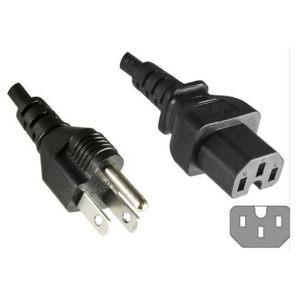 MicroConnect Power Cord US - C15 1.8m Power US Type B to C15