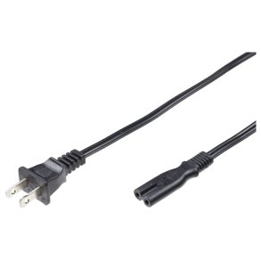 MicroConnect Power Cord US - C7 1.8m sort