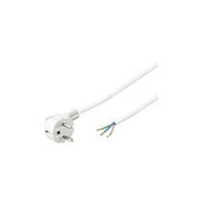 MicroConnect Power Cord 5m Schuko/Open Angled Schuko/opend end