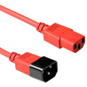 MicroConnect r�d power cable C14 to C13 - 0.9M 