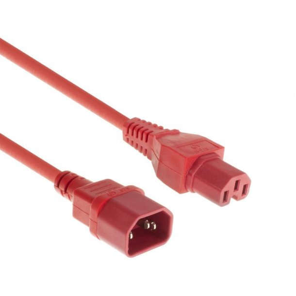 MicroConnect r�d power cable C14 to C15 - 18M 