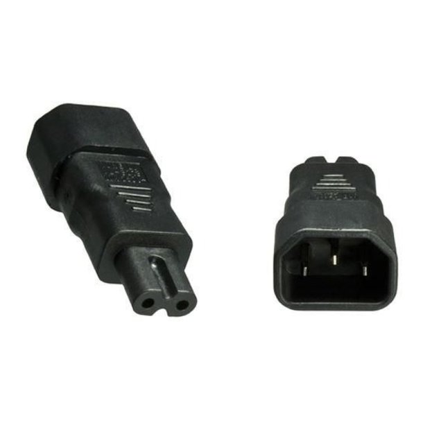 MicroConnect kabel adapter - Power C14 - C7 M-F - IEC 60320-C14 han - C7 hun