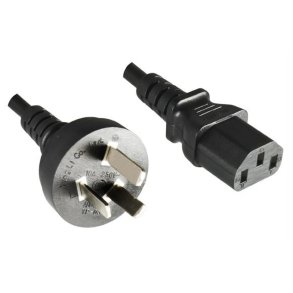 MicroConnect Power Cord China - C13 1.8m Type I to C13 - sort