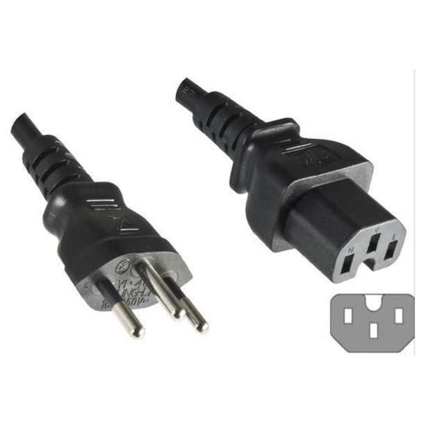MicroConnect Power Cord Swiss - C15 1.8m Type J - C15