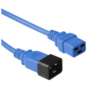 MicroConnect bl� power cable C20 to C19 - 18M 