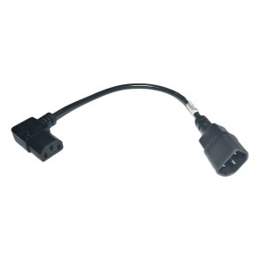MicroConnect Power adapter C13 C14 angled 0.3m IEC 320 C13 - IEC320 C14