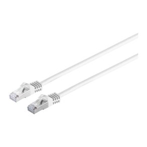 MicroConnect - CAT7 S/FTP Netv�rkskabel 0,5m - White AWG 26 CU