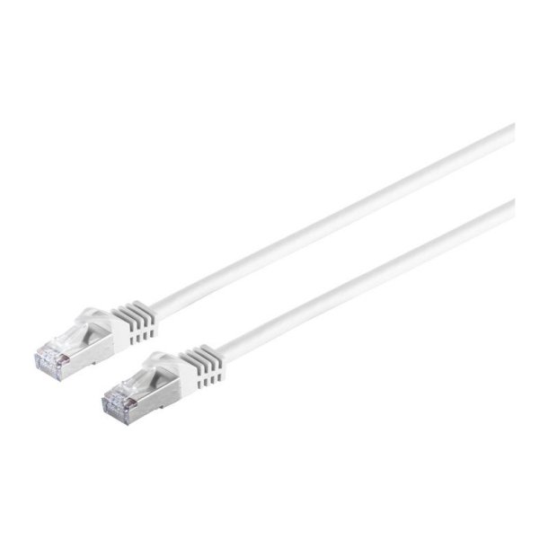 MicroConnect - CAT7 S/FTP Netv�rkskabel 1m - White AWG 26 CU