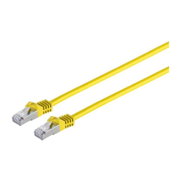 MicroConnect - CAT7 S/FTP Netv�rkskabel 10m - Yellow AWG 26 CU