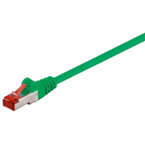 MicroConnect - S/FTP CAT6 0.15m Green LSZH - PiMF (Pairs in metal foil) - 4x2xAWG 27 CU