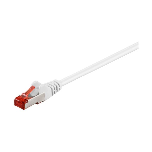 MicroConnect - S/FTP CAT6 0.15m White LSZH - PiMF (Pairs in metal foil) - 4x2xAWG 27 CU