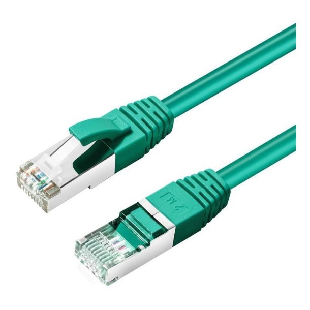 MicroConnect - S/FTP CAT6 5m Green LSZH - PiMF (Pairs in metal foil) - 4x2xAWG 27 CU
