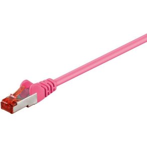 MicroConnect - S/FTP CAT6 20m Pink LSZH - PiMF (Pairs in metal foil) - 4x2xAWG 28 CU