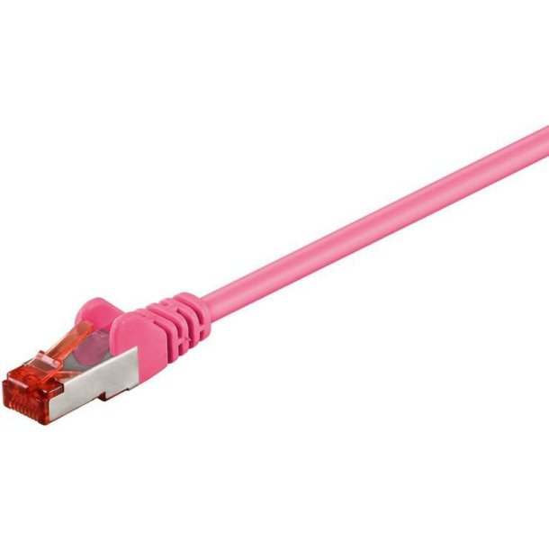 MicroConnect - S/FTP CAT6 20m Pink LSZH - PiMF (Pairs in metal foil) - 4x2xAWG 28 CU
