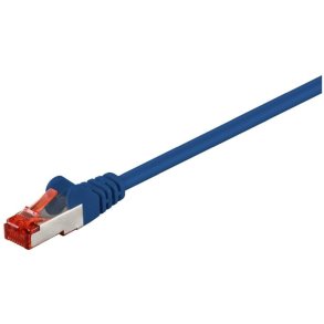 MicroConnect - S/FTP CAT6 25m Blue LSZH - PiMF (Pairs in metal foil) - 4x2xAWG 28 CU
