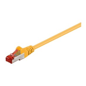 MicroConnect - S/FTP CAT6 50m Yellow LSZH - PiMF (Pairs in metal foil) - 4x2xAWG 28 CU