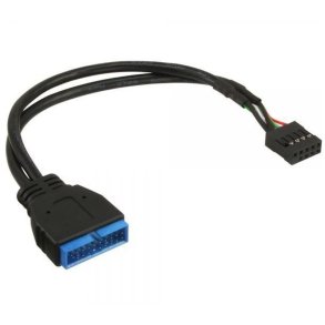 MicroConnect USB kabel - USB2.0 to USB 3.2 Gen 2 - Adaptercable 15cm 10p IDC 