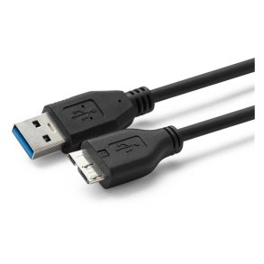 MicroConnect USB kabel - USB A to USB Micro B - Version - 3.2 Gen 1 - sort 1m M-M 