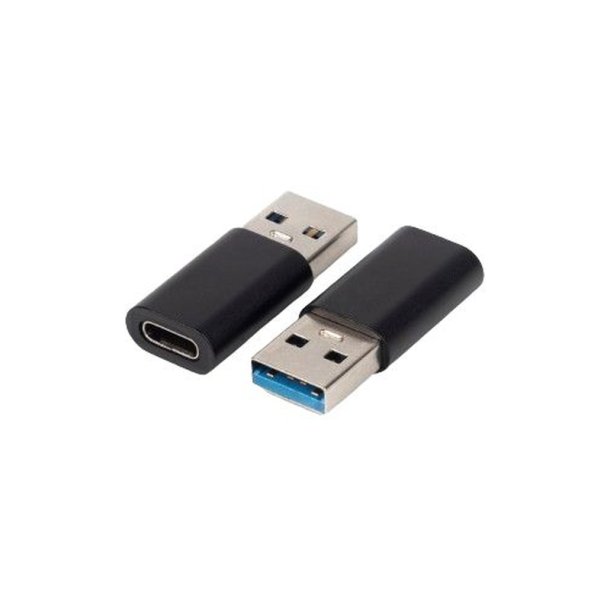 MicroConnect kabel adapter - USB-A to USB-C , - 10gbps sort , USB-C 