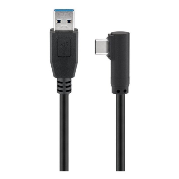 MicroConnect USB kabel - USB-C 3.2 Gen 1 to USB3.2 A - Cable - 0.5m - sort - for 