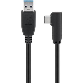 MicroConnect USB kabel - USB-C to USB 3.2 Gen 1 A - Cable - 2m - sort - for synching 
