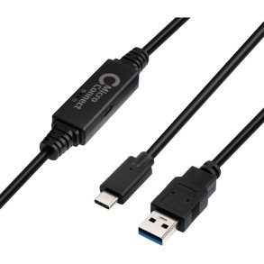 MicroConnect USB kabel - USB 3.2 Gen 1 A to USB-C Gen1 - Cable - 5m Cable - 5 Gbit/s 