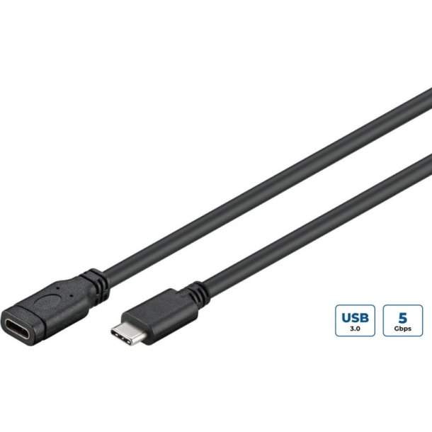 MicroConnect USB kabel - USB-C 3.2 Gen 1 Extension - Cable - 0.5m 