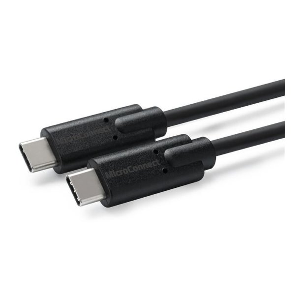 MicroConnect USB kabel - USB-C to USB-C Cable 1m - 100W - 10Gbps - 4K60Hz 