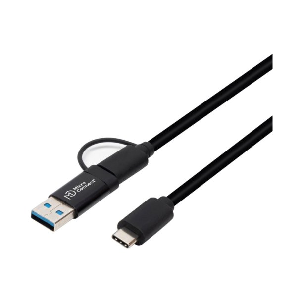 MicroConnect USB kabel - USB-C 3.2 Gen 1 Cable Cable - 1m with one USB 3.0 A 