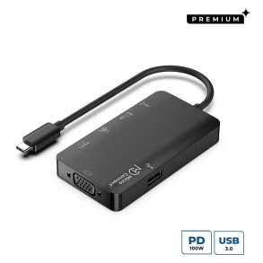 Microconnect Dockingstation - Ledningsf�rt - USB 3.2 Gen 1 (3.1 Gen 1) Type-C